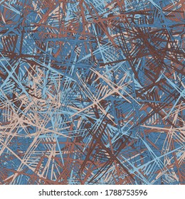 Abstract seamless pattern. Creative vector background. Funny wallpaper for textile and fabric