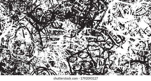 Abstract seamless pattern. Creative vector background. Funny wallpaper for textile and fabric