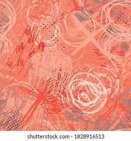 Abstract seamless pattern. Creative vector background. Funny wallpaper for textile and fabric