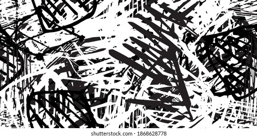 Abstract seamless pattern. Creative vector background. Funny wallpaper for textile and fabric