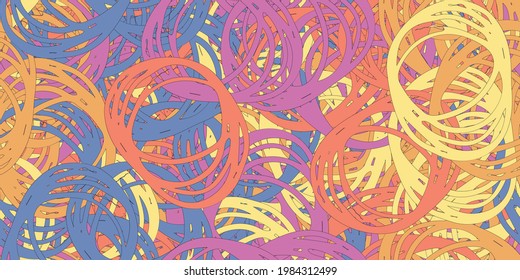 Abstract seamless pattern. Creative vector background. Funny wallpaper for textile and fabric