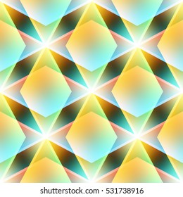 Abstract seamless pattern. Creative vector background. Colorful bright