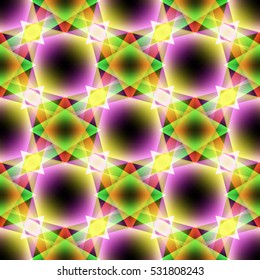 Abstract seamless pattern. Creative vector background. Colorful bright