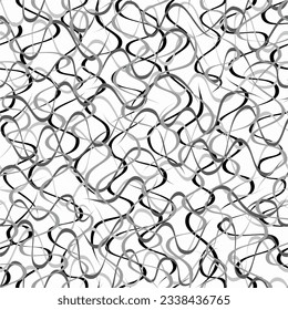 Abstract seamless pattern. Curl line background. Vector illustration.  Design for web, wrapping, wallpaper, cover, textile, print, fabric, fashion. 