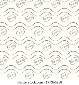 abstract seamless pattern curve vector background