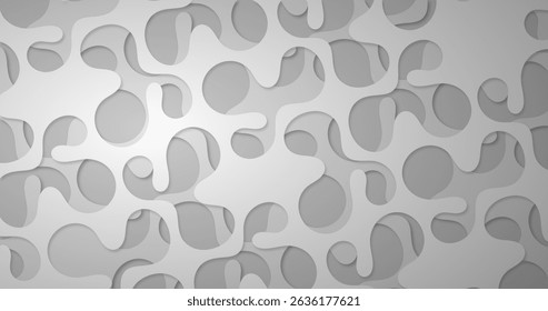 abstract seamless pattern with curved hole wallpaper