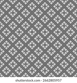 Abstractas patrón sin fisuras con linda tarjeta de mandala. Flor de doodle redonda ornamental aislada sobre fondo blanco. Ornamento decorativo geométrico en estilo étnico oriental.