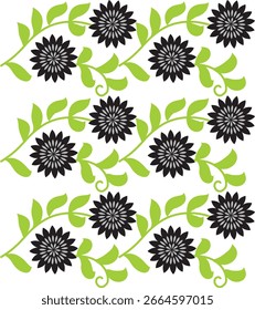 Padrão sem emenda abstrato com cartão Mandala bonito. Flor redonda de doodle ornamental isolada no fundo branco. Ornamento decorativo geométrico em estilo étnico oriental.