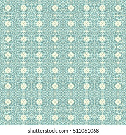 Abstract seamless pattern of Dark green color for wallpapers and background.