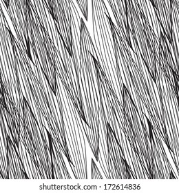 abstract seamless pattern with decorative leaves, design element