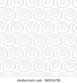 Abstract Seamless pattern with decorative swirls Hand drawn design elements. Vector illustration