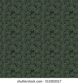 abstract seamless pattern. Decorative textured background with hand-drawn circles of dashed lines