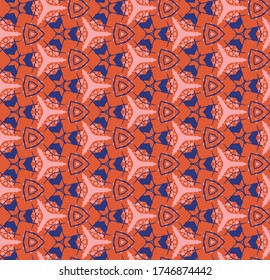 Abstract seamless pattern design composition. Wallpaper, background. Eps 10