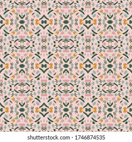 Abstract seamless pattern design composition. Wallpaper, background. Eps 10