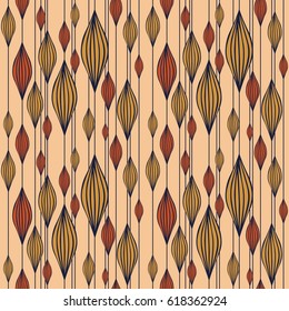 Abstract seamless pattern for design and decoration of wallpaper, textiles, covers, backdrops and surfaces