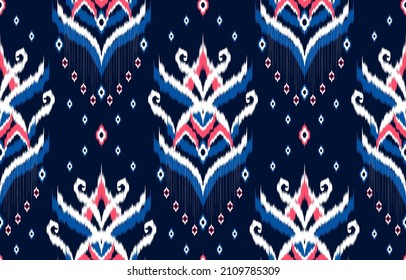 Abstract seamless pattern. Design for fabric, curtain, background, carpet, wallpaper, clothing, wrapping, Batik, fabric,pattern Vector illustration.