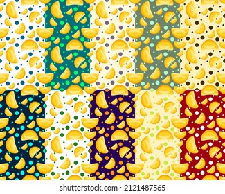 Abstract seamless pattern design.For paper,cover,fabric etc.
