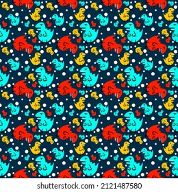 Abstract seamless pattern design.For paper,cover,fabric etc.