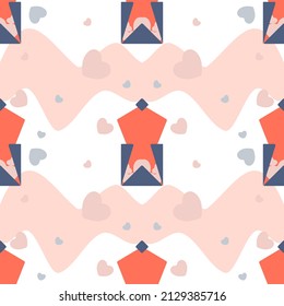Abstract seamless pattern design.For paper,cover,fabric etc.