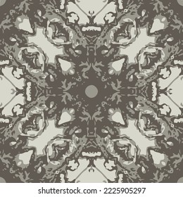 Abstract seamless pattern, designed for use for interior,wallpaper,fabric,curtain,carpet,clothing,Batik,satin,background , illustration, Embroidery style.