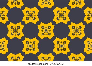 
Abstract seamless pattern, designed for use for interior,wallpaper,fabric,curtain,carpet,clothing,Batik,satin,background , illustration, Embroidery style.
