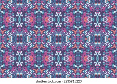 Abstract seamless pattern, designed for use for interior,wallpaper,fabric,curtain,carpet,clothing,Batik,satin,background , illustration, Embroidery style.