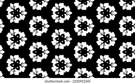 Abstract seamless pattern, designed for use for interior,wallpaper,fabric,curtain,carpet,clothing,Batik,satin,background , illustration, Embroidery style.