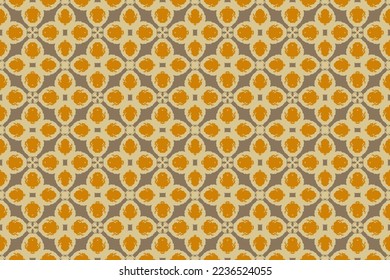 Abstract seamless pattern, designed for use for interior,wallpaper,fabric,curtain,carpet,clothing,Batik,satin,background , illustration, Embroidery style.