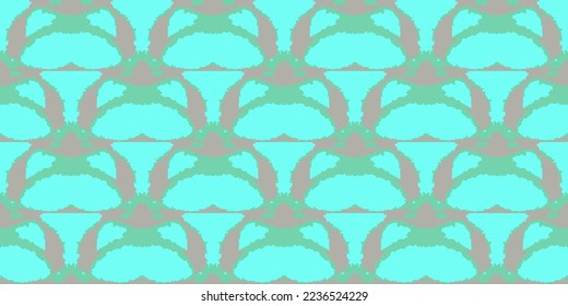 Abstract seamless pattern, designed for use for interior,wallpaper,fabric,curtain,carpet,clothing,Batik,satin,background , illustration, Embroidery style.