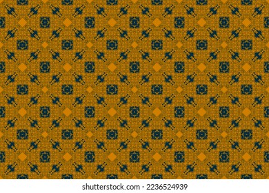 Abstract seamless pattern, designed for use for interior,wallpaper,fabric,curtain,carpet,clothing,Batik,satin,background , illustration, Embroidery style.