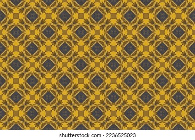 Abstract seamless pattern, designed for use for interior,wallpaper,fabric,curtain,carpet,clothing,Batik,satin,background , illustration, Embroidery style.