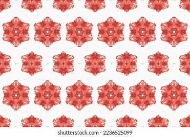Abstract seamless pattern, designed for use for interior,wallpaper,fabric,curtain,carpet,clothing,Batik,satin,background , illustration, Embroidery style.