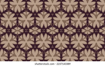 Abstract seamless pattern, designed for use for interior,wallpaper,fabric,curtain,carpet,clothing,Batik,satin,background , illustration, Embroidery style.