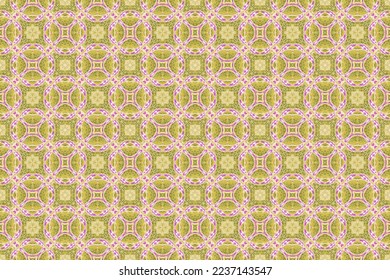 Abstract seamless pattern, designed for use for interior,wallpaper,fabric,curtain,carpet,clothing,Batik,satin,background , illustration, Embroidery style.
