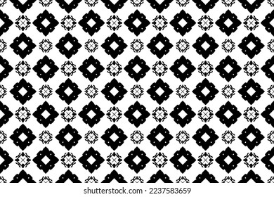Abstract seamless pattern, designed for use for interior,wallpaper,fabric,curtain,carpet,clothing,Batik,satin,background , illustration, Embroidery style.