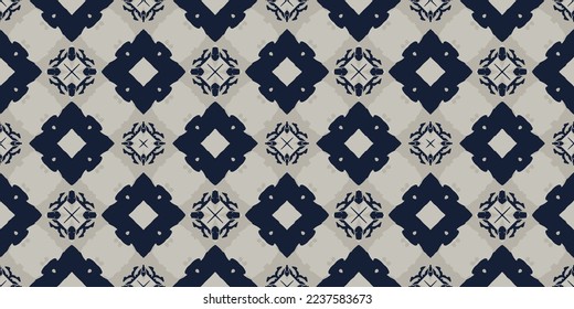 Abstract seamless pattern, designed for use for interior,wallpaper,fabric,curtain,carpet,clothing,Batik,satin,background , illustration, Embroidery style.
