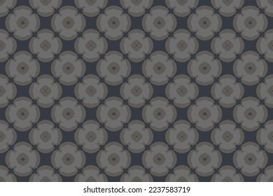 Abstract seamless pattern, designed for use for interior,wallpaper,fabric,curtain,carpet,clothing,Batik,satin,background , illustration, Embroidery style.