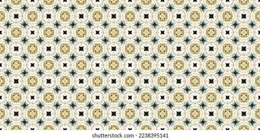 Abstract seamless pattern, designed for use for interior,wallpaper,fabric,curtain,carpet,clothing,Batik,satin,background , illustration, Embroidery style.