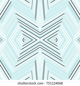 Abstract seamless pattern of diagonal lines. Movement of geometric forms.