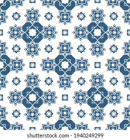 Abstract seamless pattern of different geometric forms. Endless repeat graphic illustration. Square, rhombus, triangle, hexagonal, line. Decorative vector cubes pattern for wallpaper, wrapping paper