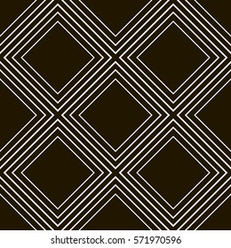 Abstract seamless pattern of different lines, which form geometric shapes. Background for business cards, websites, design of furniture and interior design. Vector illustration.