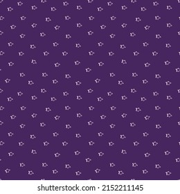 Abstract seamless pattern with dodle stars for space backgound, birthday baby shower textile