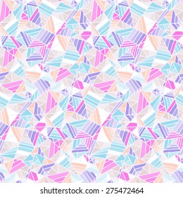 Abstract seamless pattern in doodle style. Vector illustration 