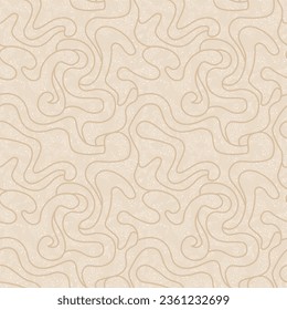 Resumen de patrón sin fisuras con doodles - ilustración vectorial dibujada a mano. Diseño de color plano.