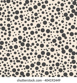 Abstract seamless pattern with dots