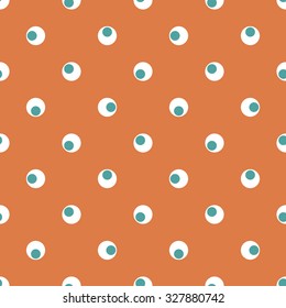 Abstract seamless pattern with dots, circles. Round background. Vector illustration.