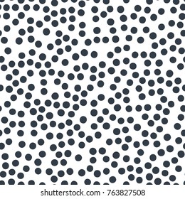 Abstract seamless pattern with dots. Halftone vector background