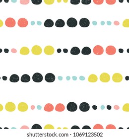 Abstract seamless pattern. Seamless pattern with dots. Vector pattern. Dots pattern.