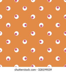 Abstract seamless pattern with dots. Vector illustration.