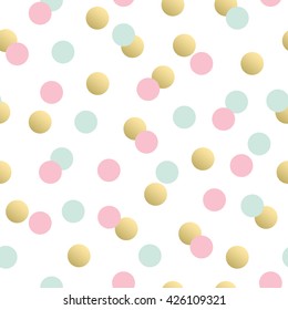 Abstract seamless pattern. Seamless pattern with dots. Vector pattern. Dots pattern. Vector illustration.